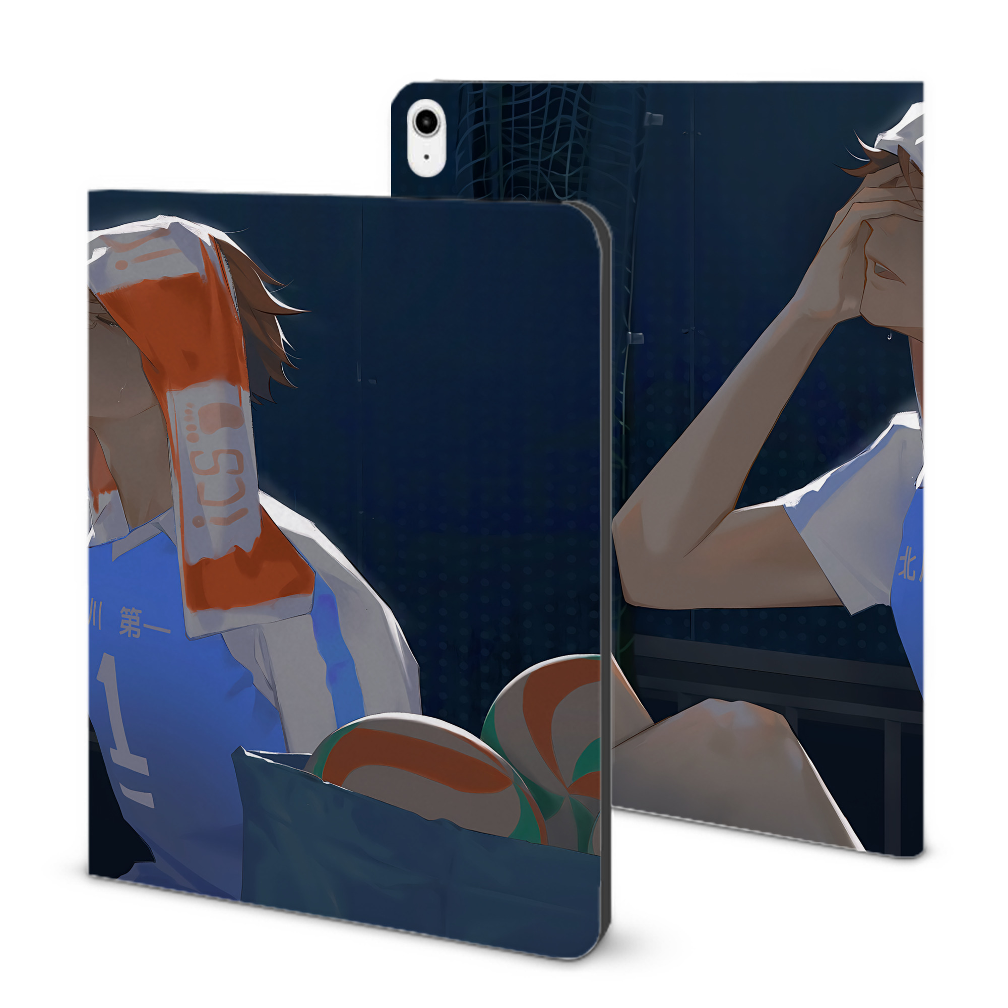 （画像用） ハイキュー!! Haikyu!! IPadケース ペンホルダー付き ブックスタイルデザイン